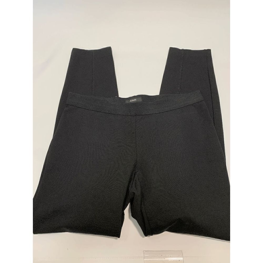 Alfani Women's Elastic Waist Pull-On Slim Fit Tapered Black Legging Pants Size S
